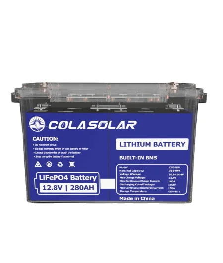 Cola 3.6 kWh Lithium Battery – 12.8V/280AH